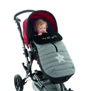 jane universele kinderwagen en reiswieg slaapzak grijs