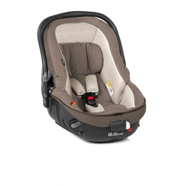 jane matrix light 2. De enige autostoel + autobedje + reiswieg in 1 . Te combineren met isofix of vast te zetten met de autogordel(s) bruin